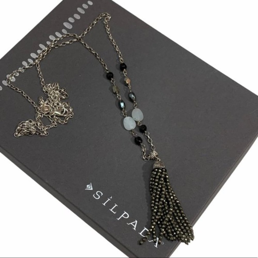 New! Silpada N3091 Sterling Silver Long Tassel Necklace